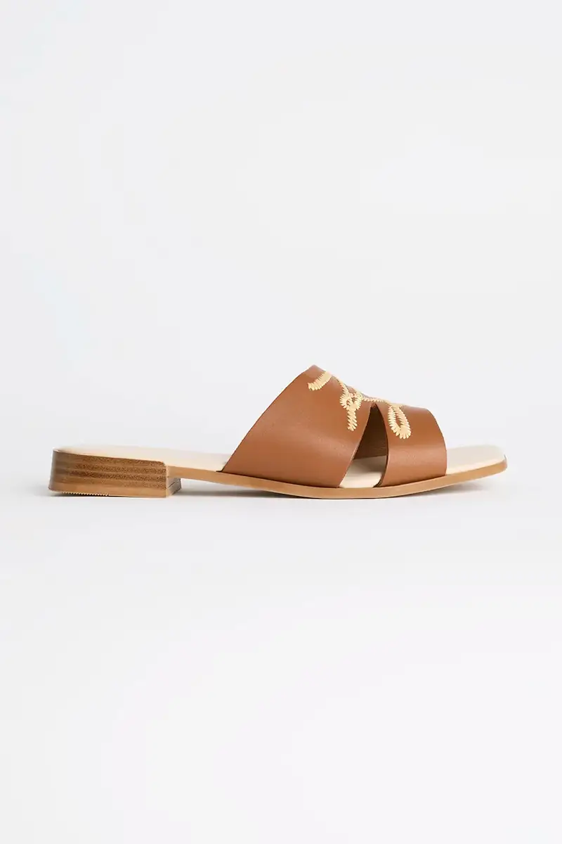 infradito in pelle PETALO donna colore marrone KL80772