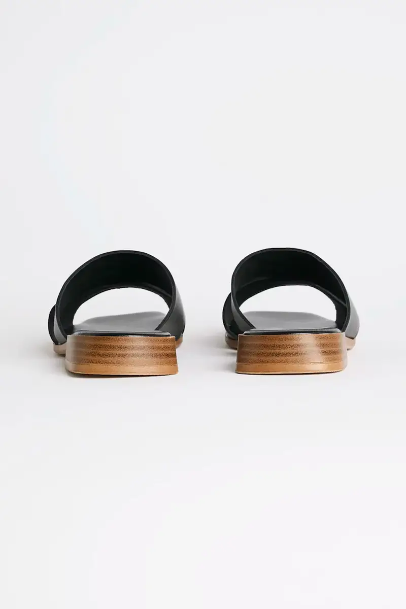 infradito in pelle PETALO donna colore nero KL80772 miniatura 3