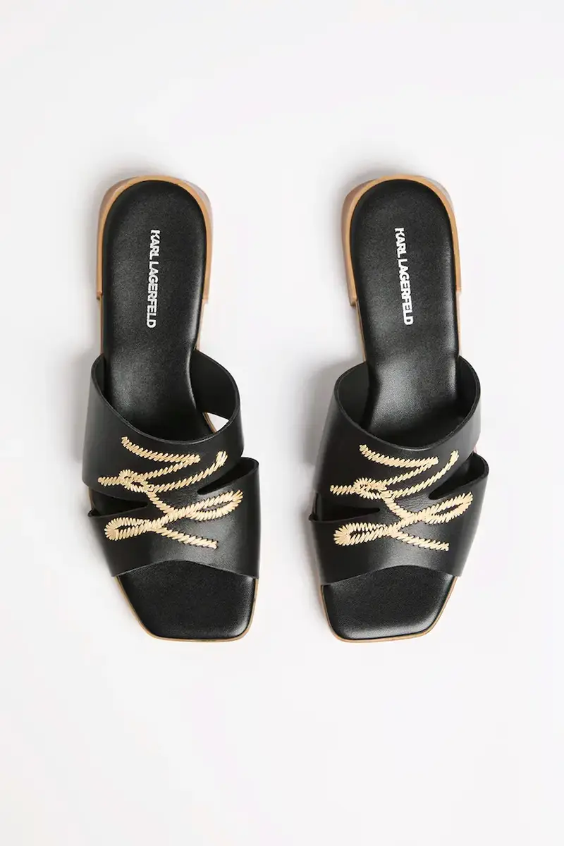 infradito in pelle PETALO donna colore nero KL80772 miniatura 4