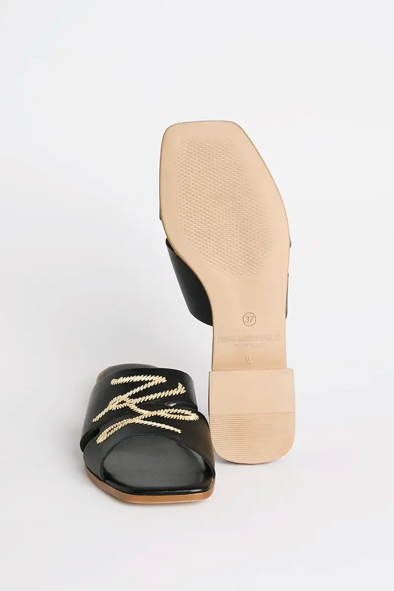 infradito in pelle PETALO donna colore nero KL80772 miniatura 5