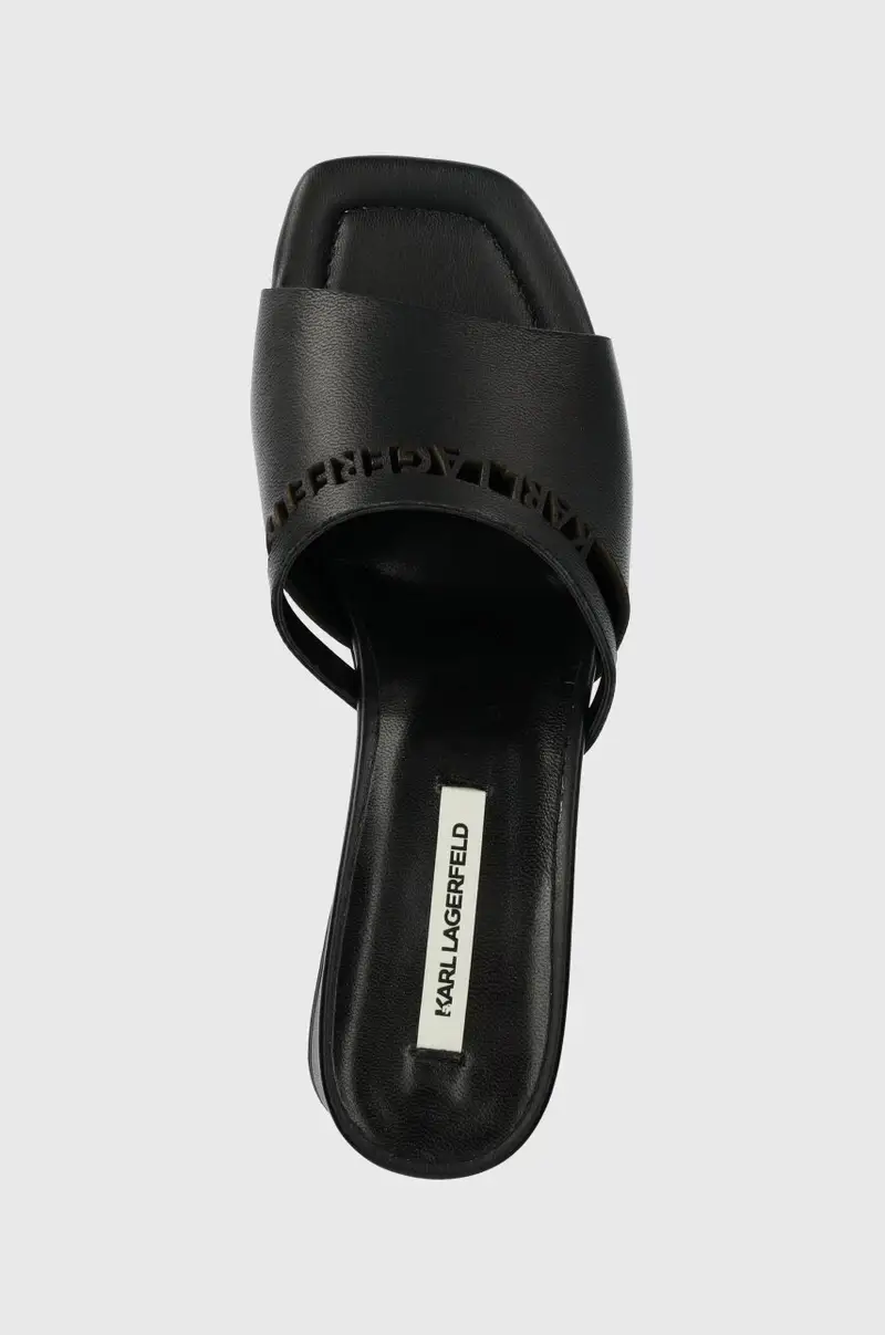 infradito in pelle PLAZA donna colore nero KL32405 miniatura 4