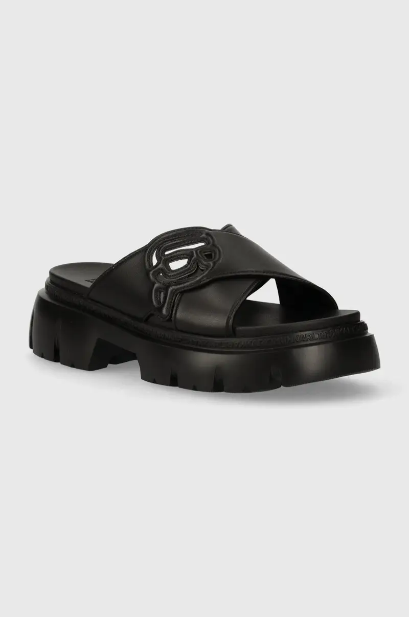 infradito in pelle SUN TREKKA NFT donna colore nero KL83504