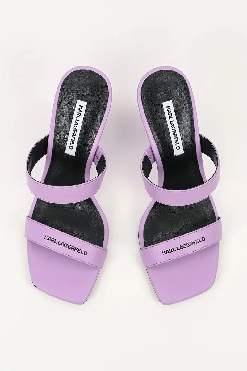 infradito in pelle WAVERLY donna colore violetto KL34611 miniatura 4