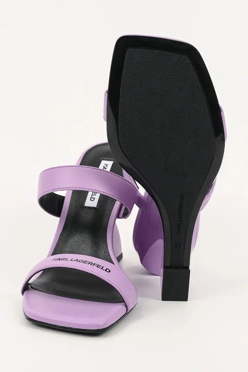 infradito in pelle WAVERLY donna colore violetto KL34611 miniatura 5