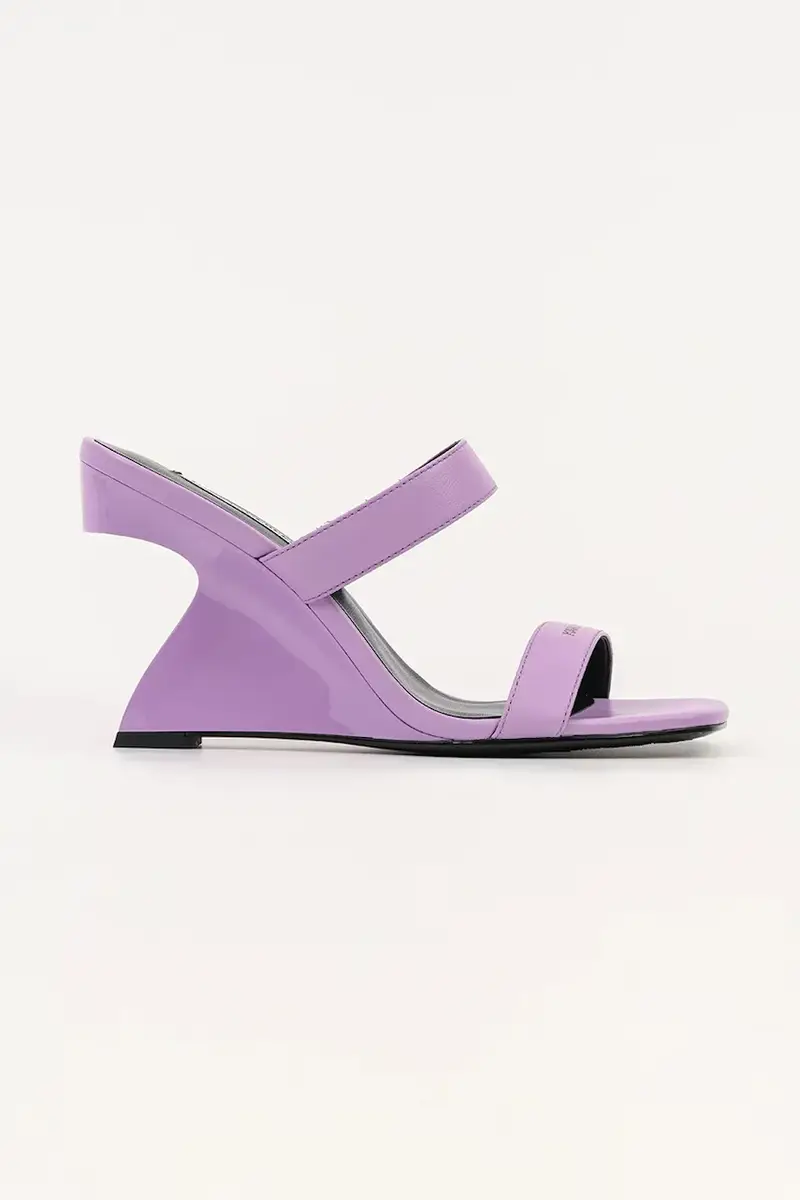 infradito in pelle WAVERLY donna colore violetto KL34611
