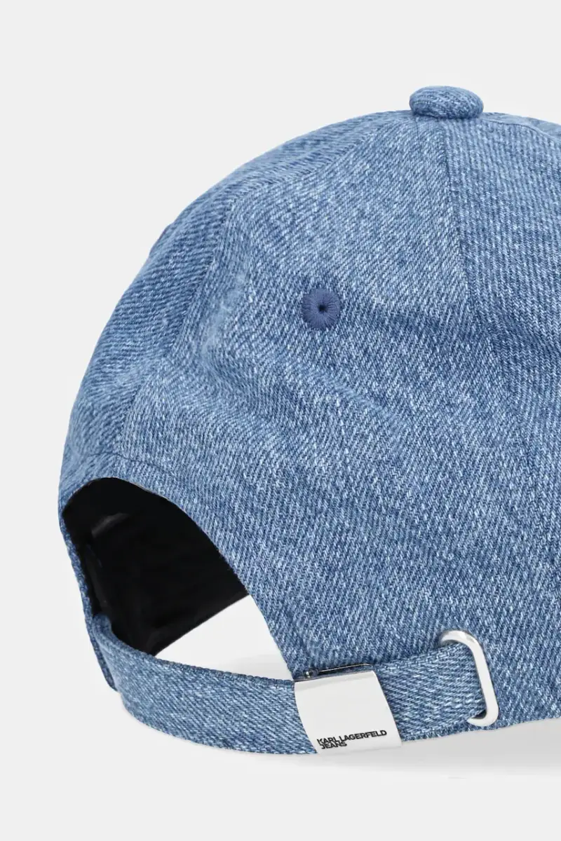 berretto da baseball in cotone colore blu A4W33123 miniatura 3