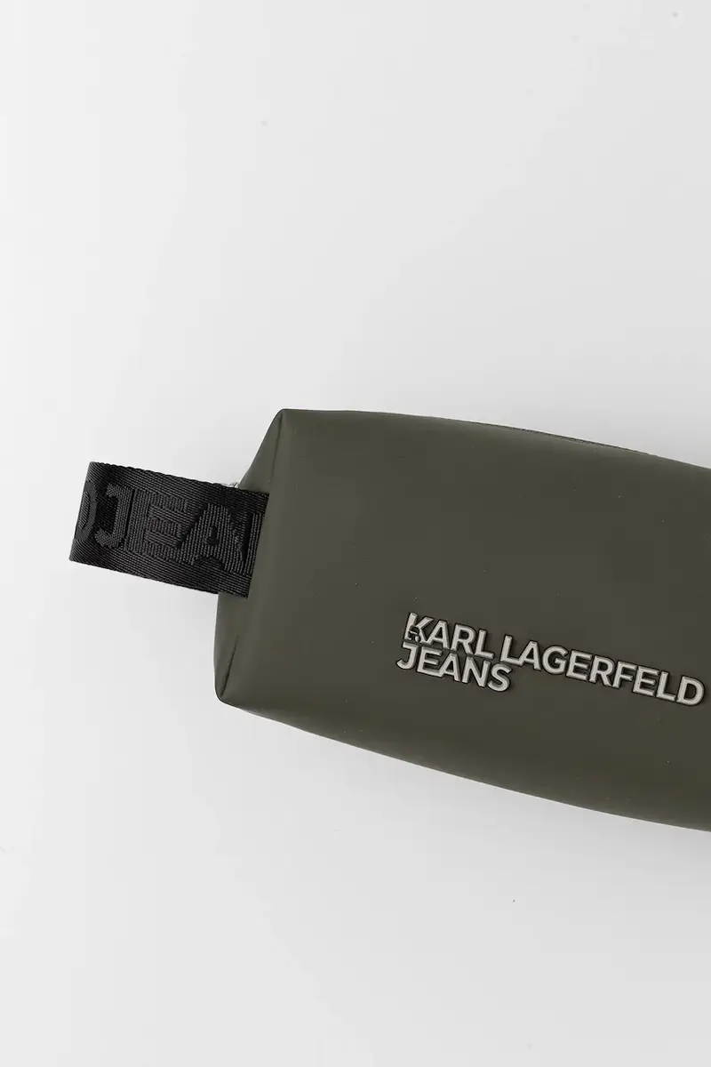 borsa da toilette colore nero A3M32075 Verde miniatura 4