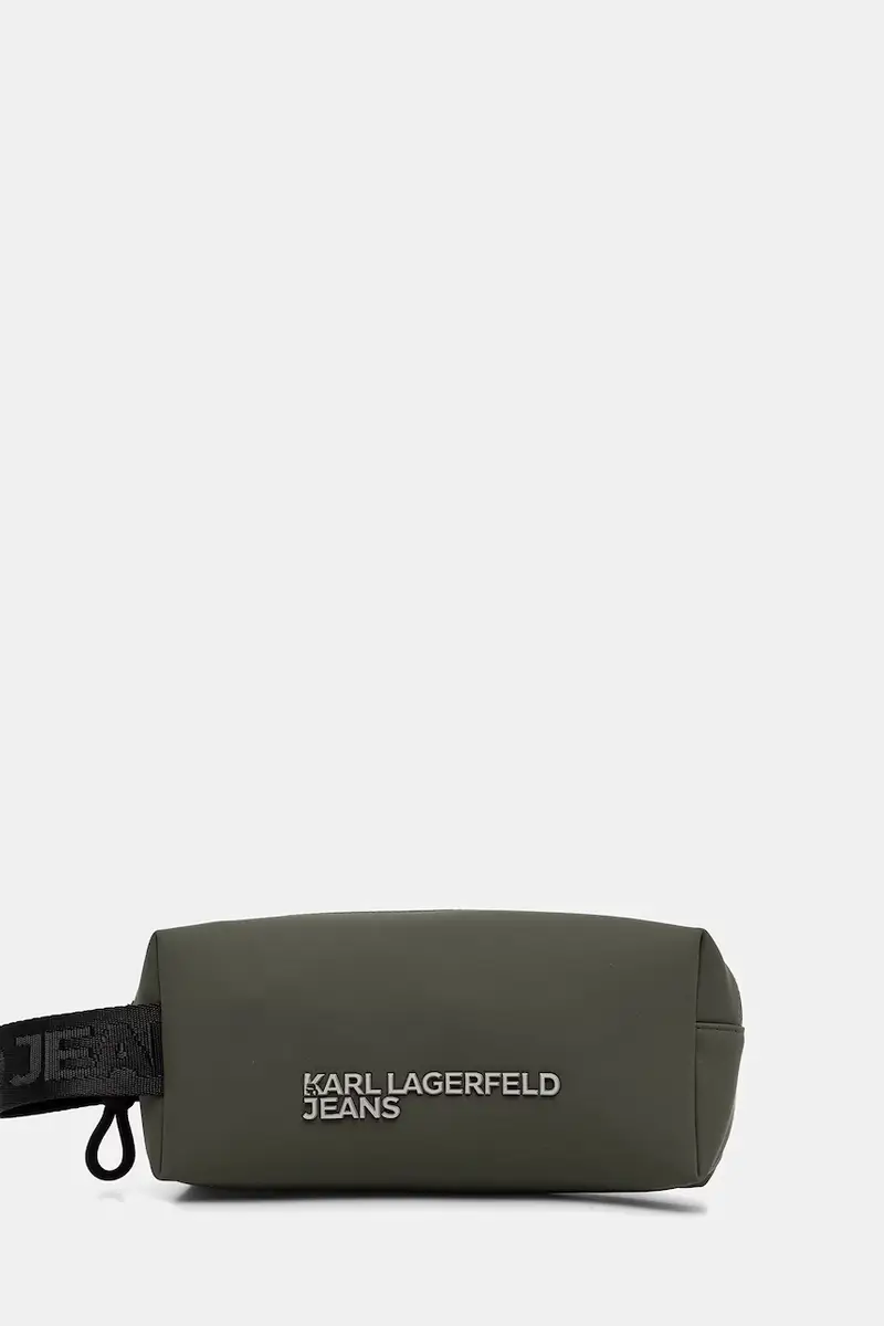 borsa da toilette colore nero A3M32075 Verde