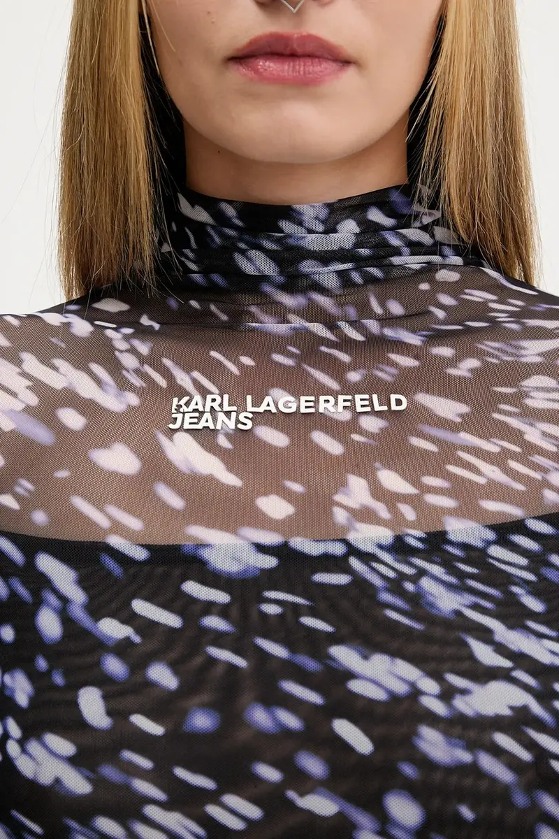 camicia a maniche lunghe colore nero A4W17016 miniatura 5