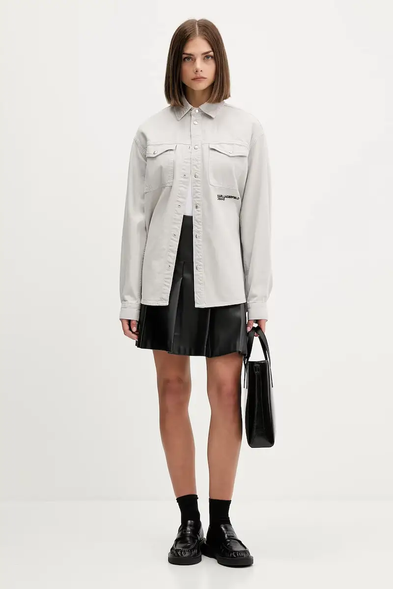 Karl Lagerfeld Jeans Jeans Donna Grigio 3611340 miniatura 2