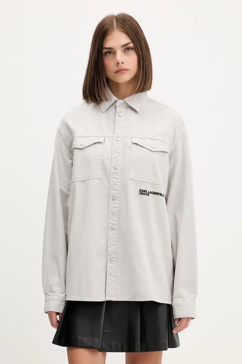 Karl Lagerfeld Jeans Jeans Donna Grigio 3611340