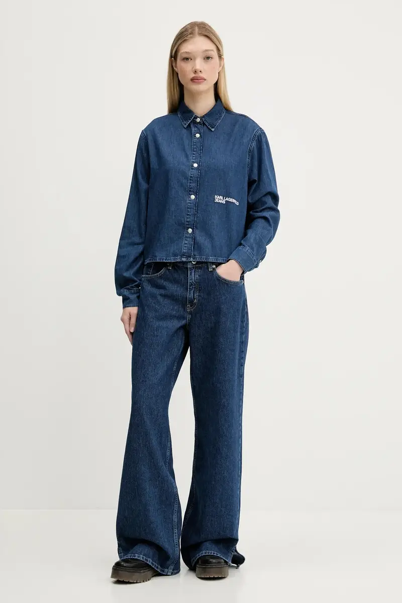 Karl Lagerfeld Jeans Jeans Donna Blu 3133670 miniatura 2