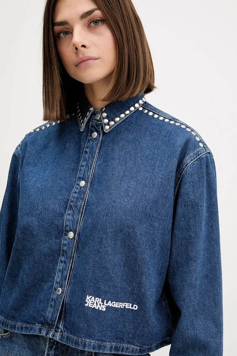 Karl Lagerfeld Jeans Jeans Donna Blu 3595545 miniatura 4