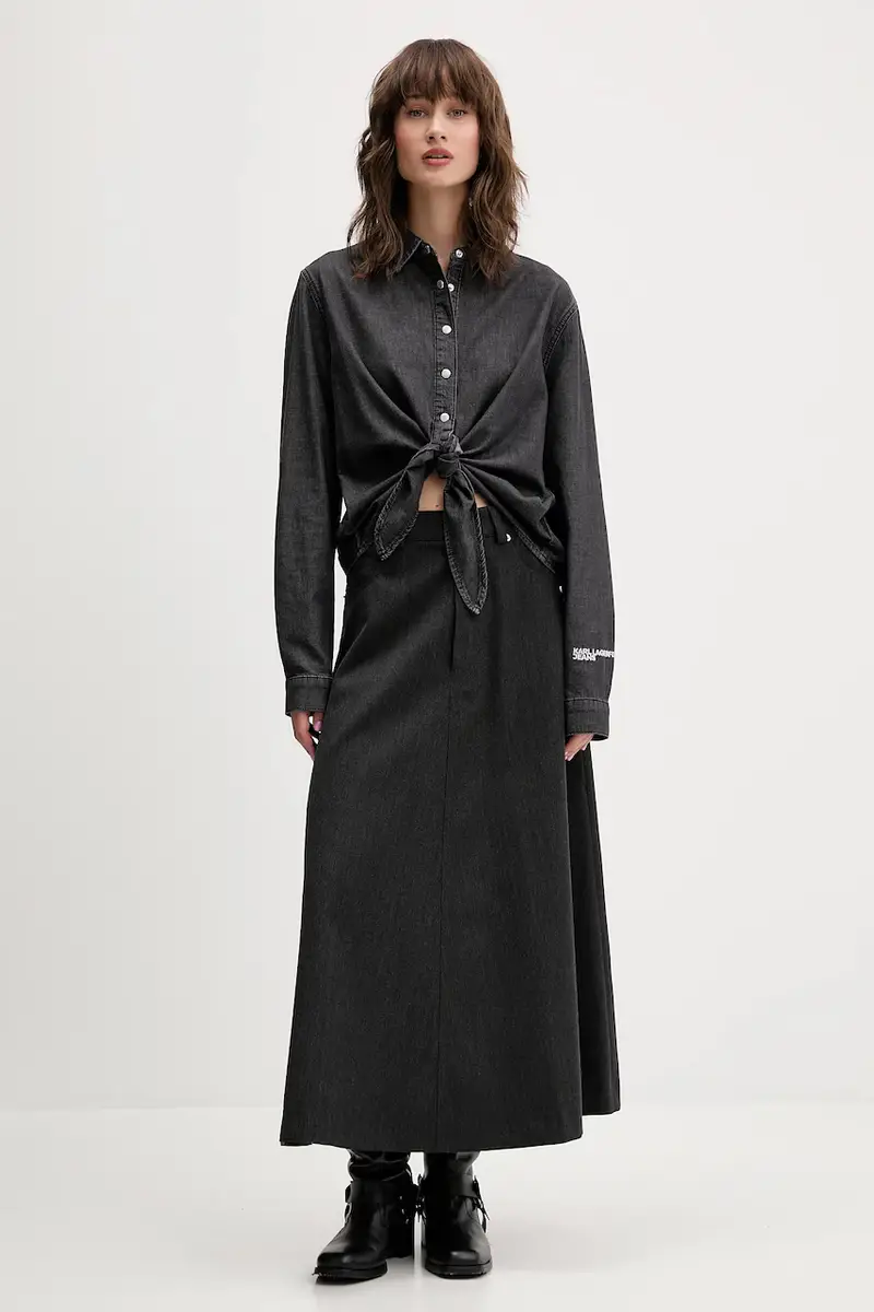 Karl Lagerfeld Jeans Jeans Donna Grigio 3770361 miniatura 2