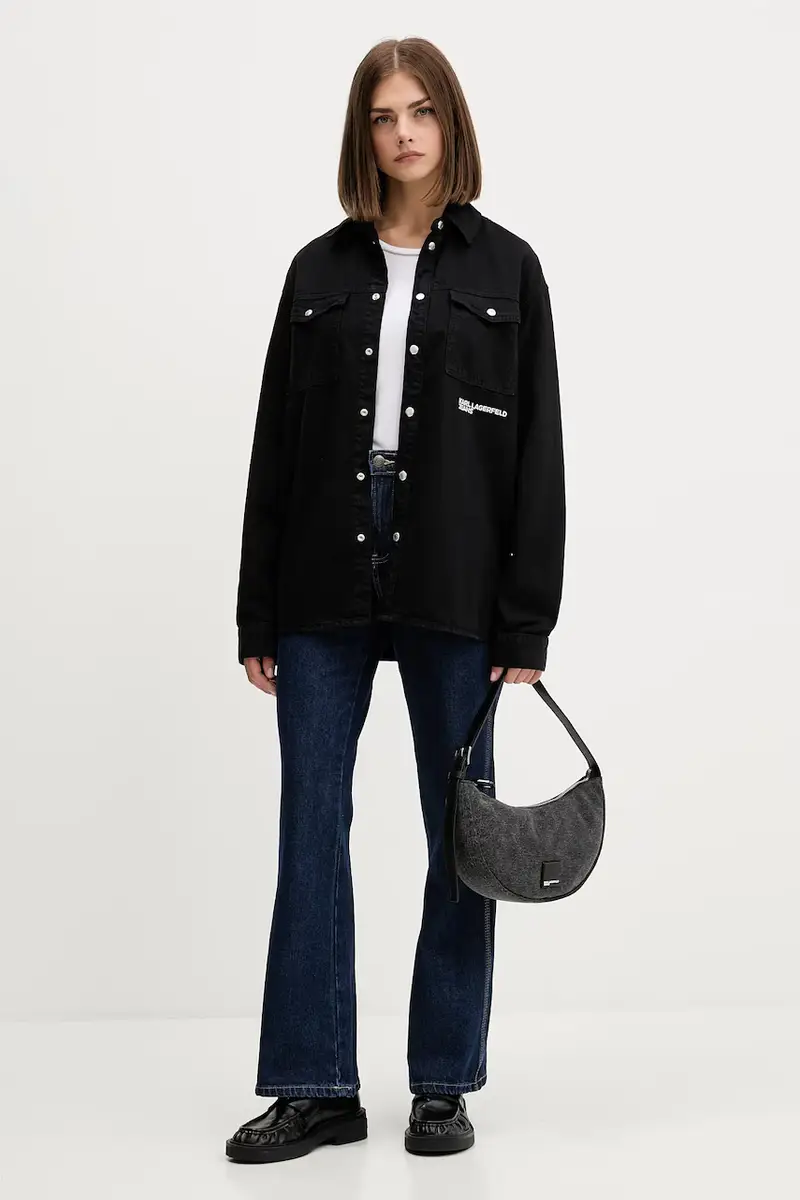 Karl Lagerfeld Jeans Jeans Donna Nero 3647174 miniatura 2