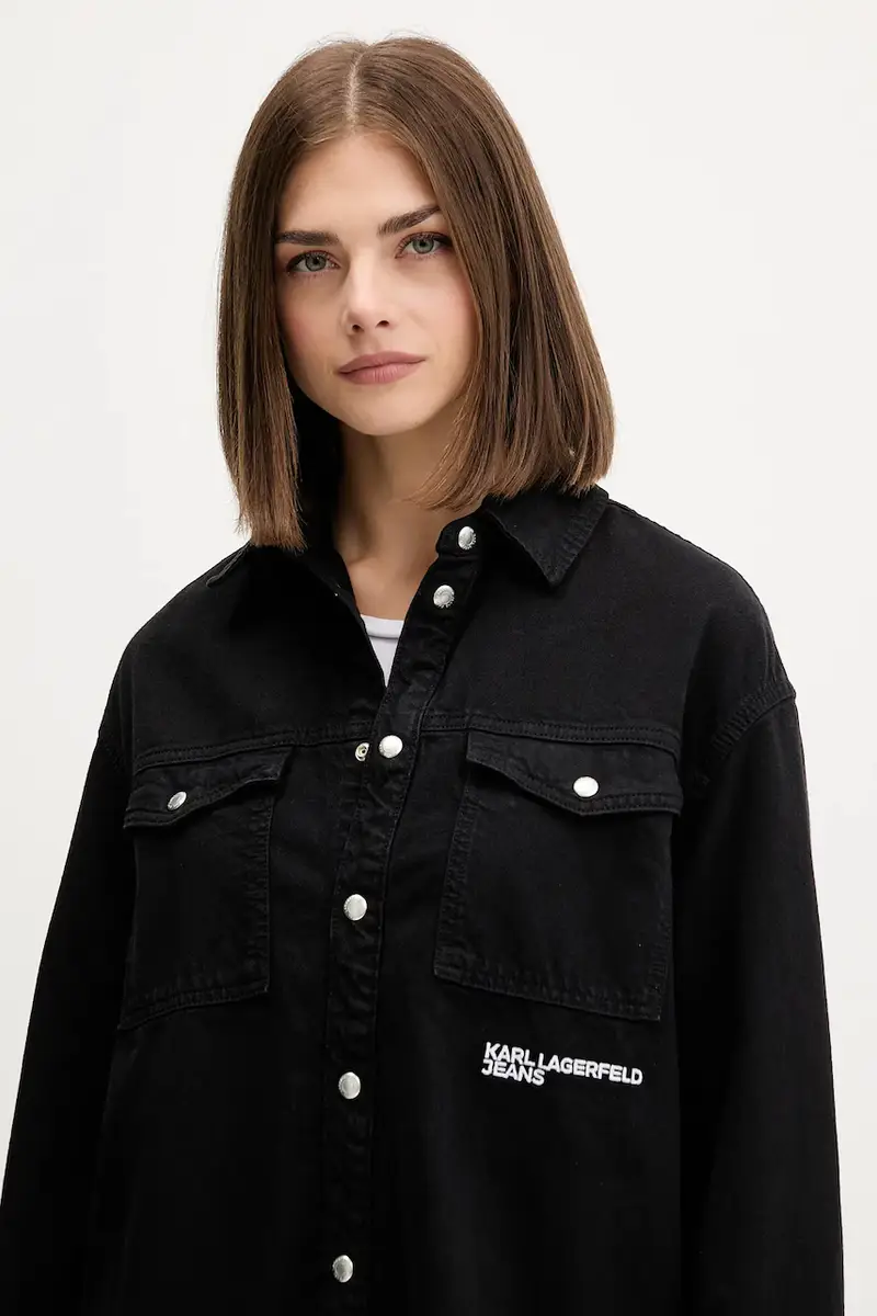 Karl Lagerfeld Jeans Jeans Donna Nero 3647174 miniatura 4
