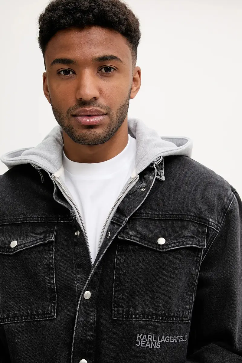 Karl Lagerfeld Jeans Jeans Nero 3950940 miniatura 4