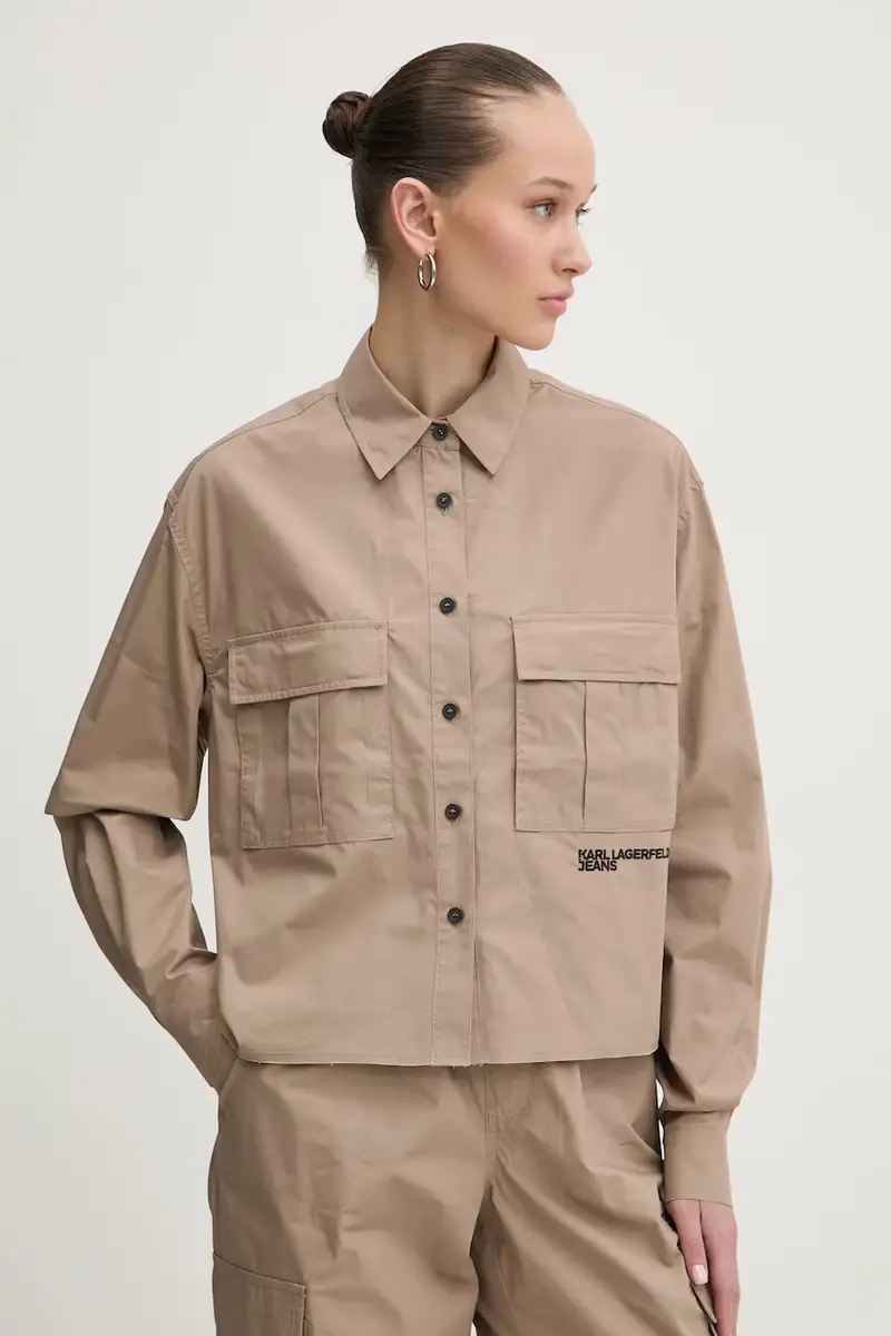 camicia donna colore beige A1W11032