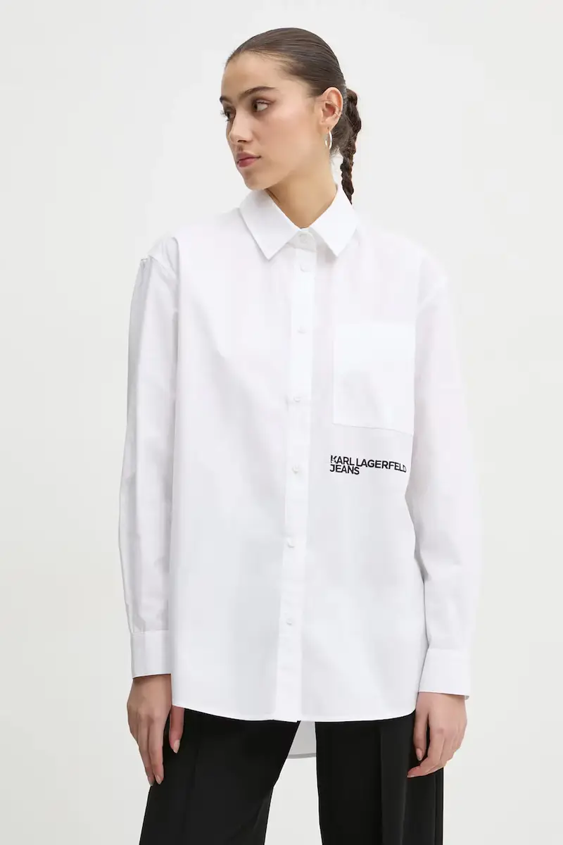 camicia in cotone donna colore beige A1W11001