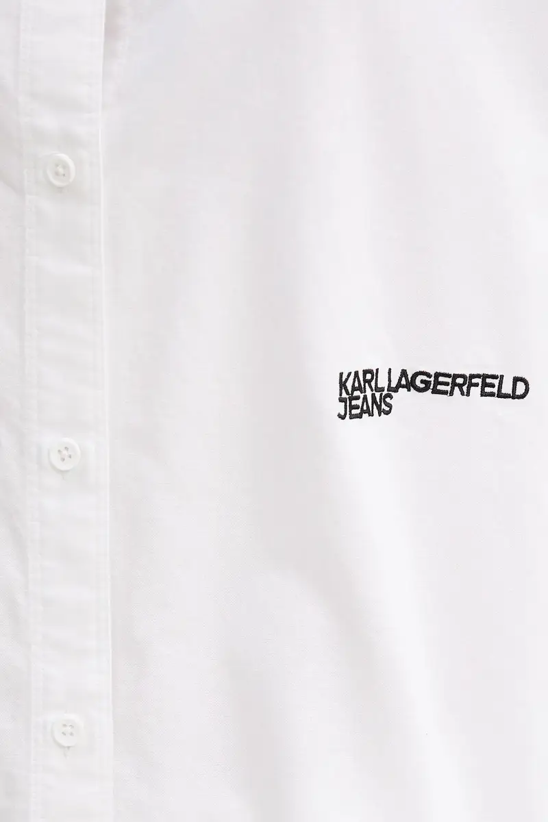 camicia in cotone donna colore bianco A3W11010 miniatura 5