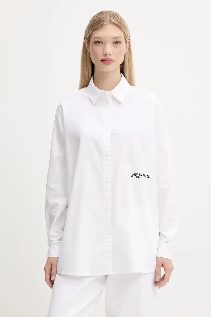 camicia in cotone donna colore bianco A3W11010