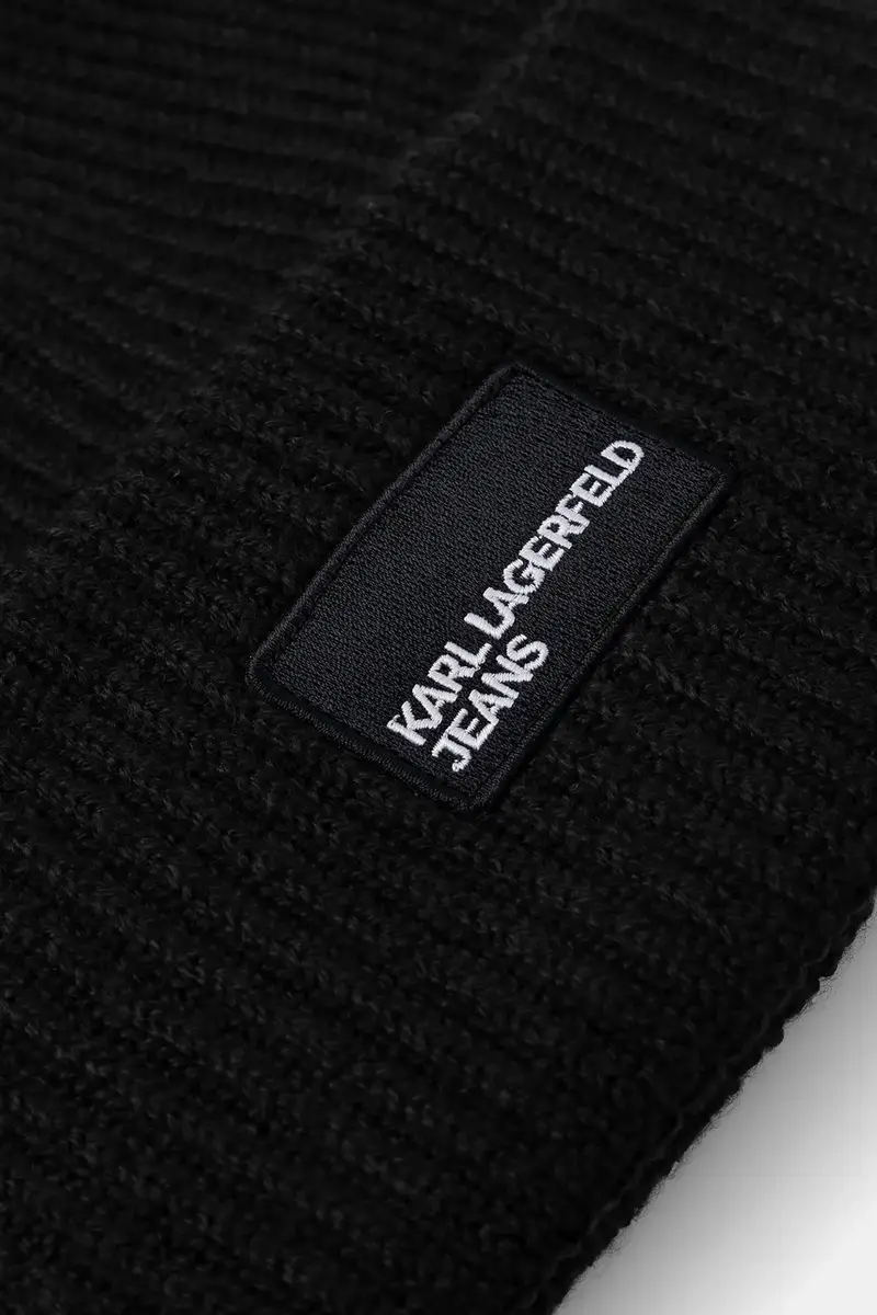 cappello in lana colore nero A4W33079 miniatura 3