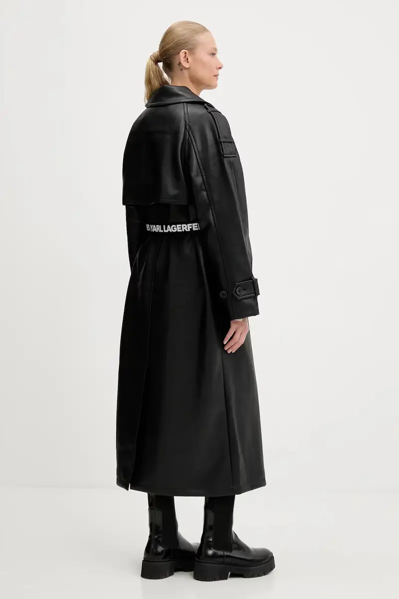 cappotto donna colore nero A3W15047 miniatura 3