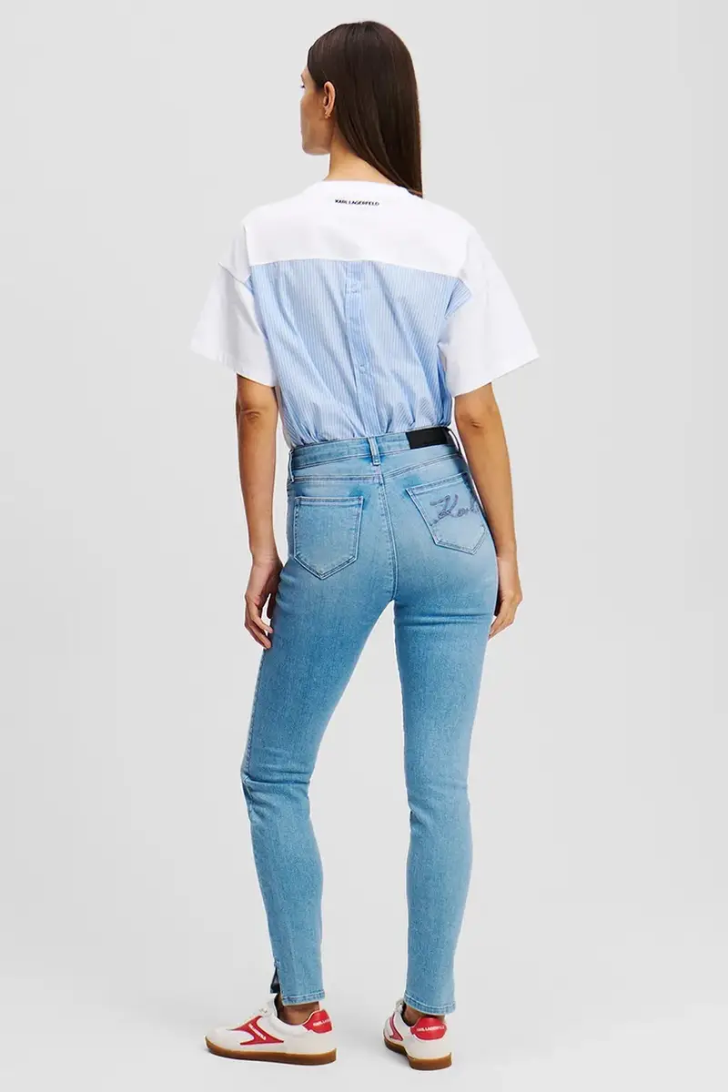 Karl Lagerfeld Jeans Donna Blu 3580445 miniatura 2