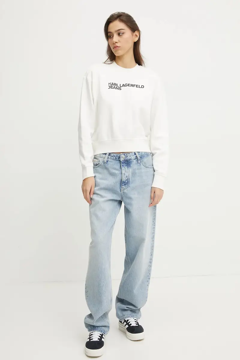 felpa donna colore bianco A1W20005 miniatura 2