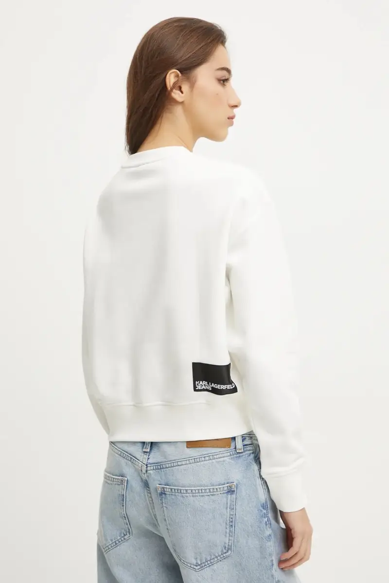 felpa donna colore bianco A1W20005 miniatura 3