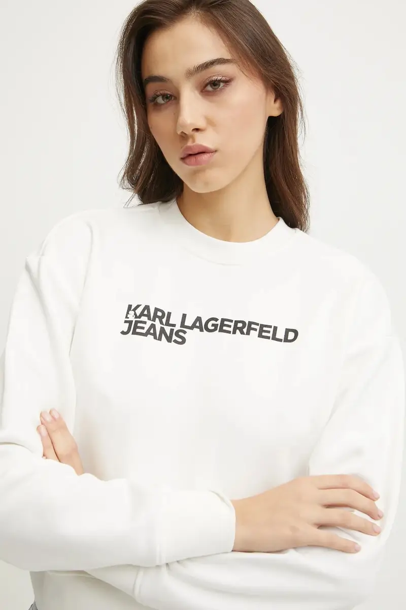 felpa donna colore bianco A1W20005 miniatura 4