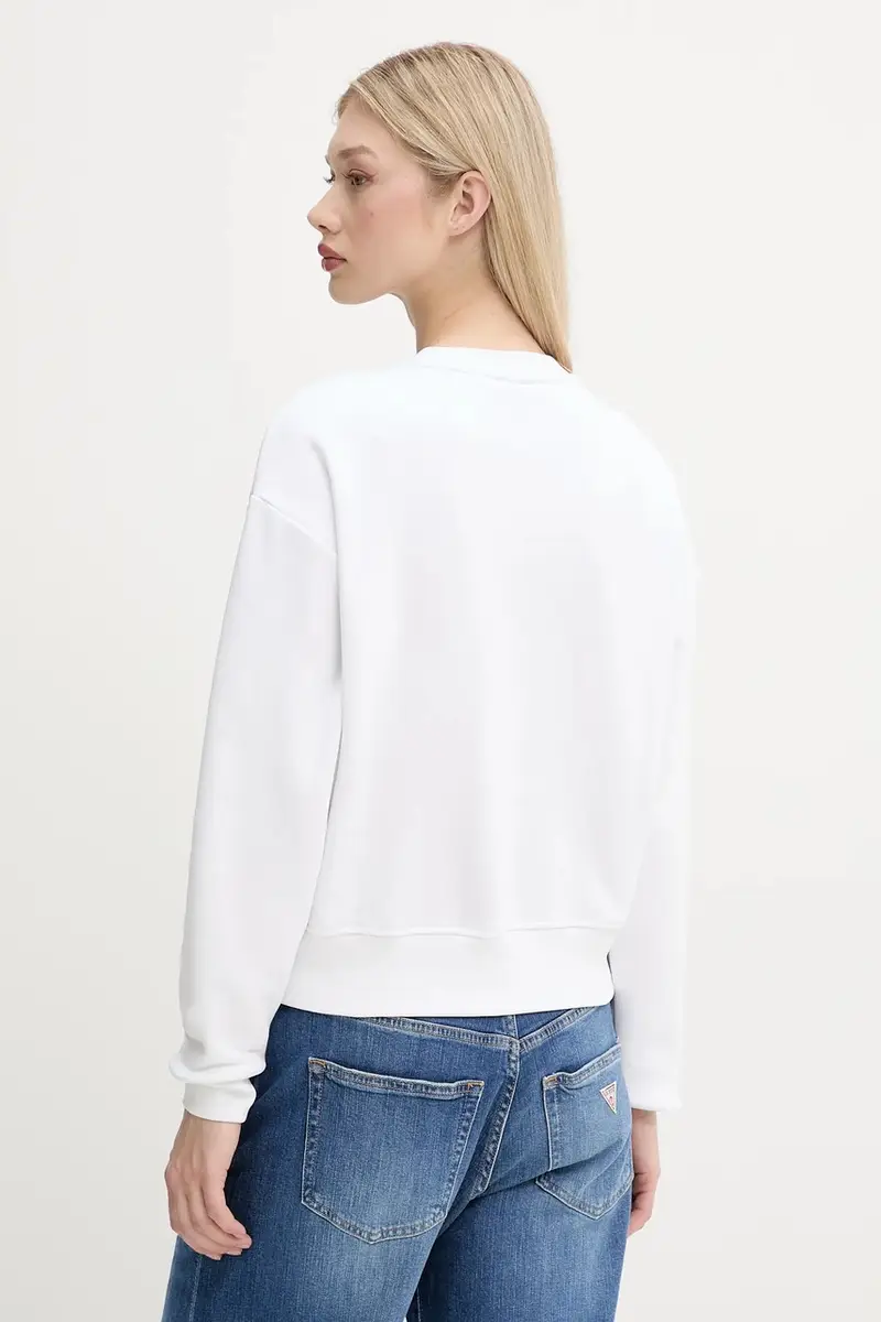 felpa donna colore bianco A3W20034 miniatura 3