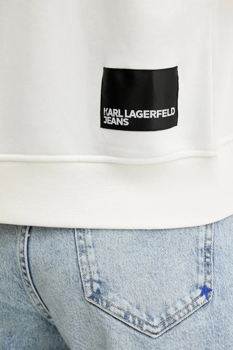 felpa donna colore bianco con cappuccio A2W20053 miniatura 5