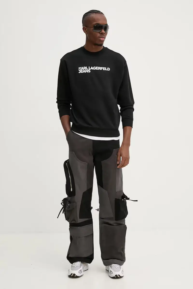 felpa uomo colore nero A1M20001 miniatura 2