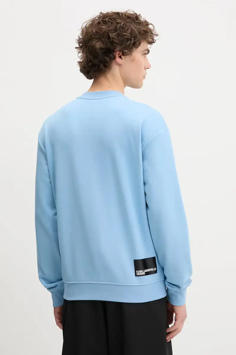 felpa uomo colore nero A1M20001 Blu miniatura 3