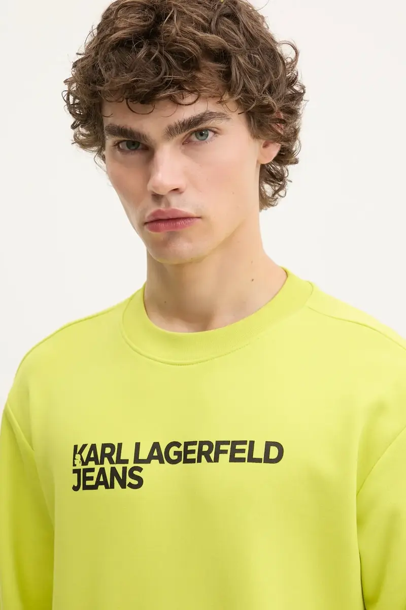 felpa uomo colore nero A1M20001 Verde miniatura 4