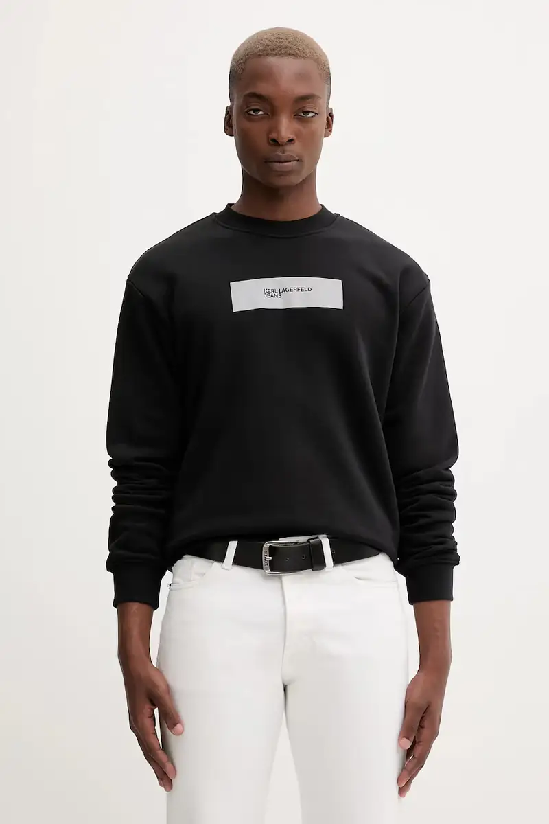 felpa uomo colore nero A4M20017