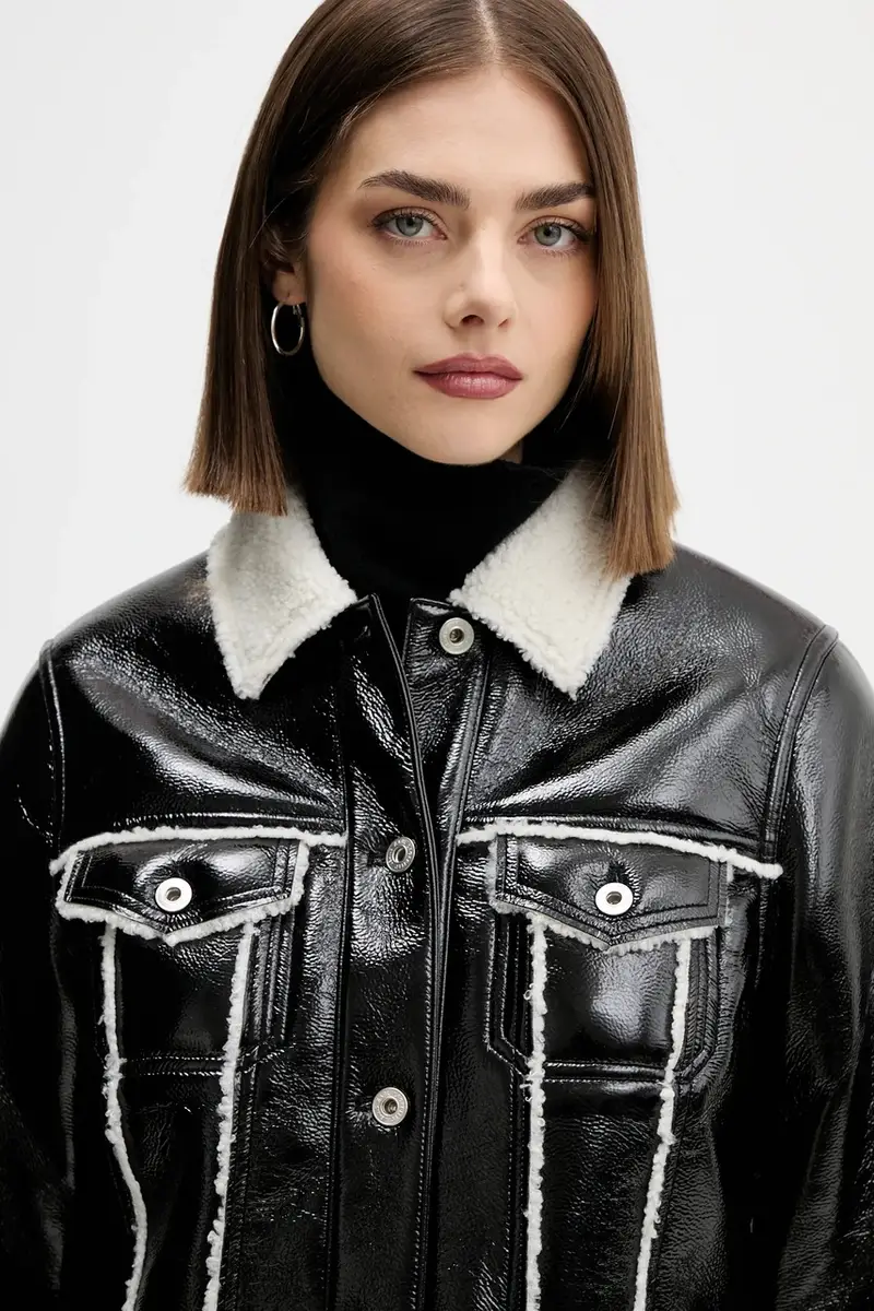 giacca colore nero A4W14054 miniatura 4