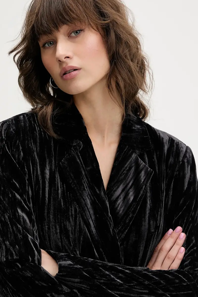 giacca colore nero A4W14055 miniatura 4