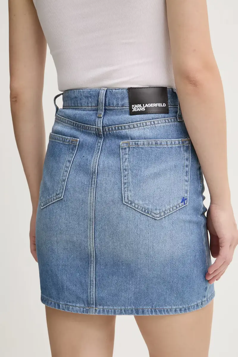 gonna di jeans colore blu A1W12025 miniatura 3