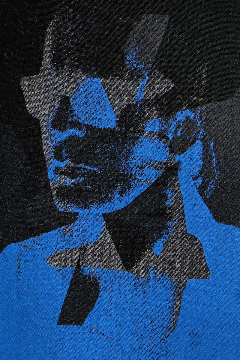 gonna di jeans colore grigio A2W12025 miniatura 4