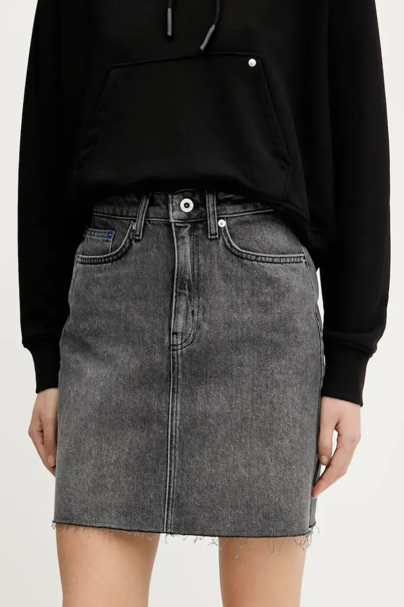 gonna di jeans colore grigio A2W12025