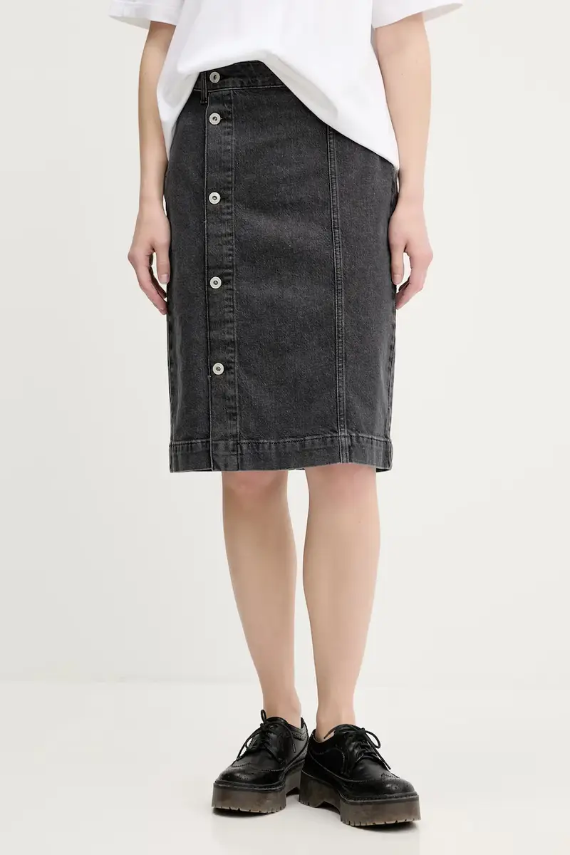 gonna di jeans colore grigio A3W12010