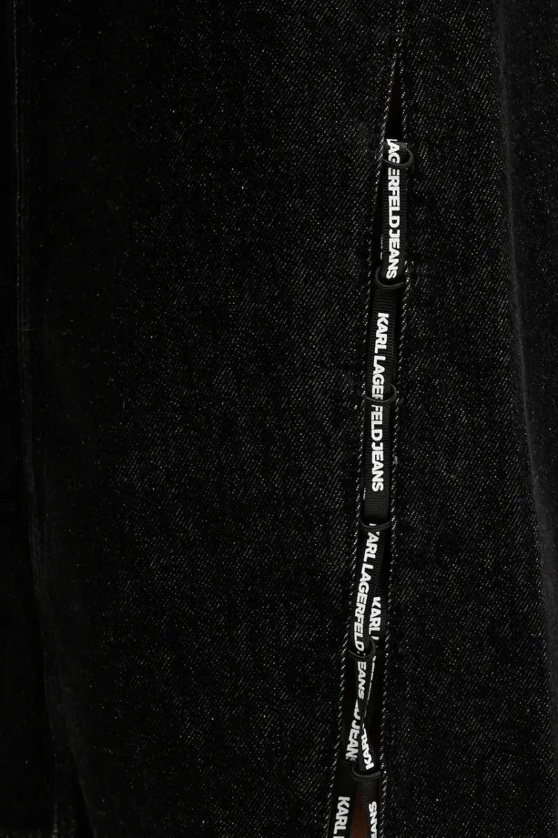 gonna di jeans colore nero A4W12002 miniatura 5