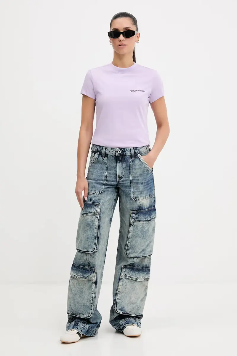 Karl Lagerfeld Jeans Jeans Donna Blu 3246057 miniatura 2