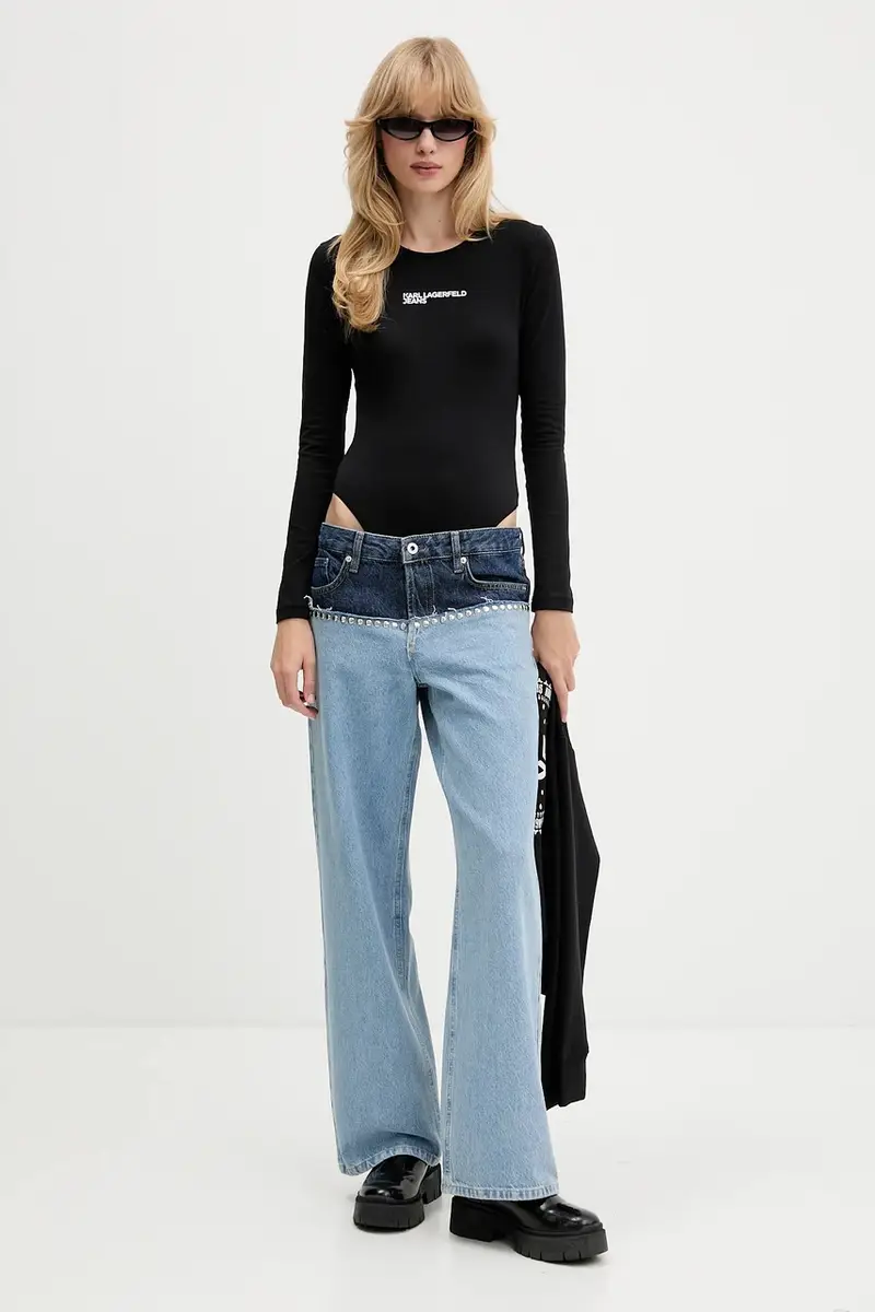 Karl Lagerfeld Jeans Jeans Donna Blu 3581930 miniatura 2