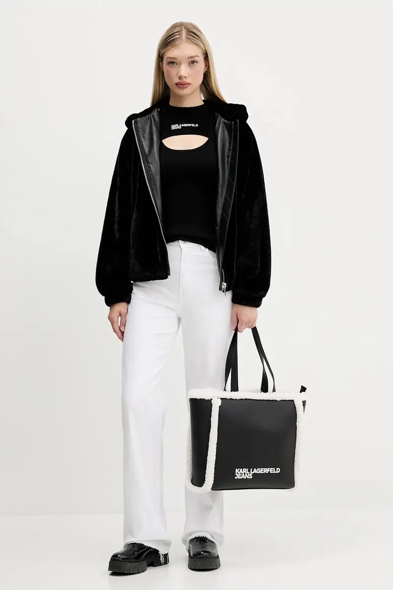 maglione donna colore nero A4W18013 miniatura 2