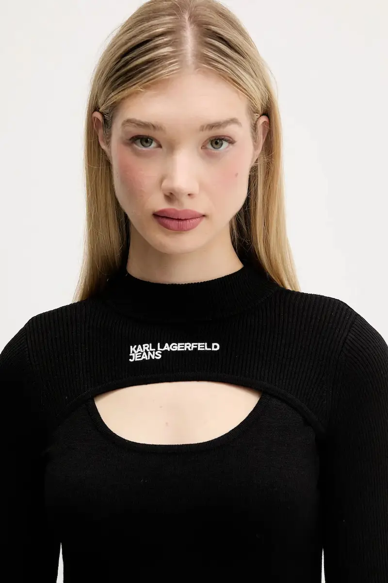 maglione donna colore nero A4W18013 miniatura 4