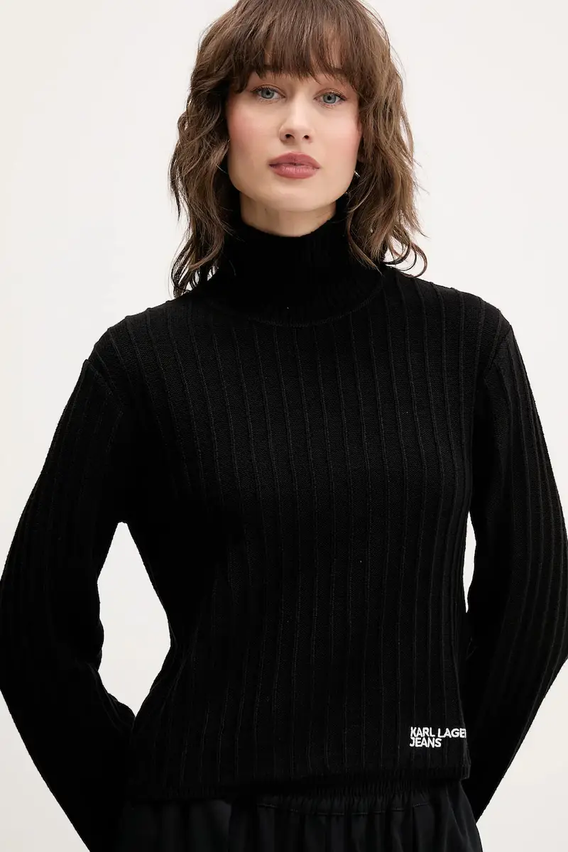 maglione donna colore nero A4W18021 miniatura 4