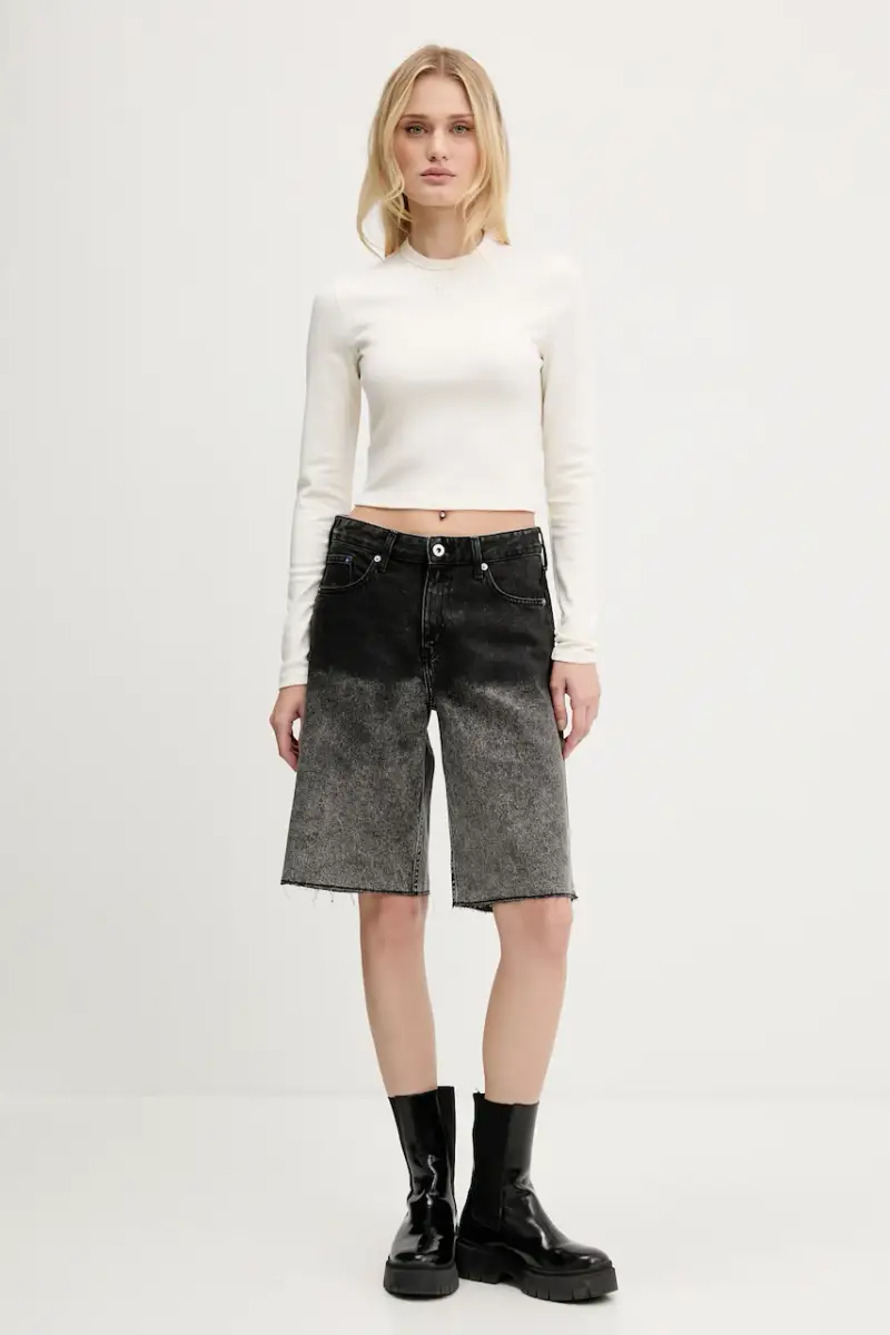 Karl Lagerfeld Jeans Jeans Donna Grigio 3137762 miniatura 2